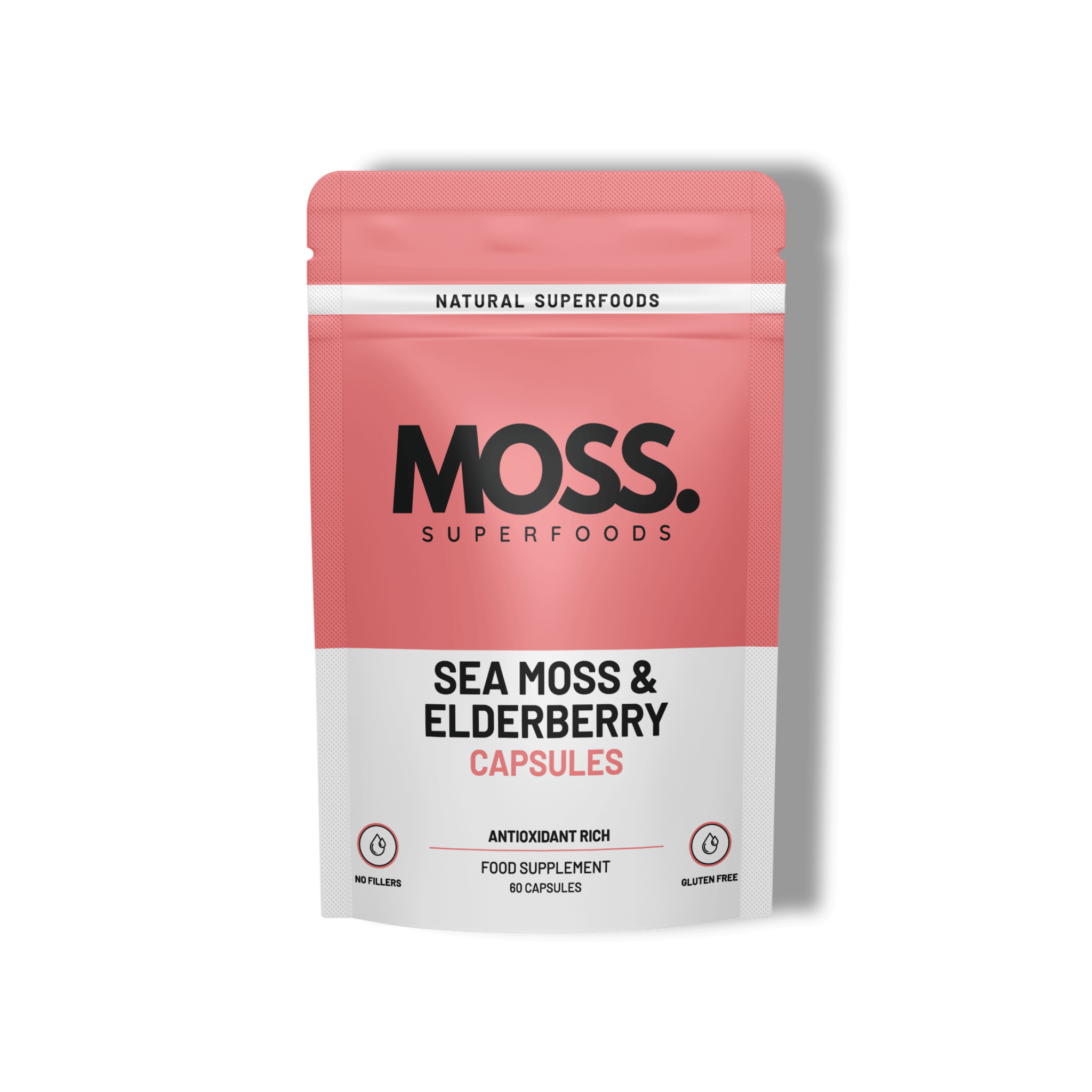 Sea Moss & Elderberry Capsules buy Moss Superfoods UK